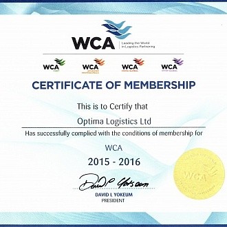 WCA Всемирный Грузовой Альянс («The World Cargo Alliance»)