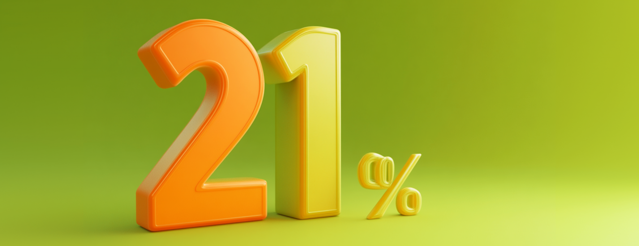 Ключевая ставка 21%